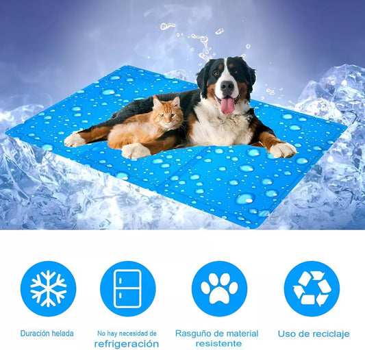 Manta Refrescante De Gel Frio Mascotas / Perros Gatos y más